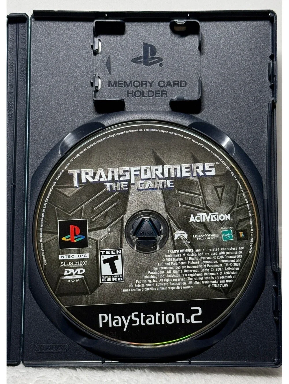 Transformers The Game PS2 PlayStation 2 Complete CIB Manual Black Label Tested